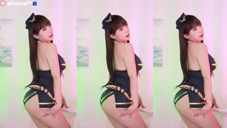 AfreecaTV金娜美加特林哒哒哒冒蓝光热舞20220424舞蹈剪辑